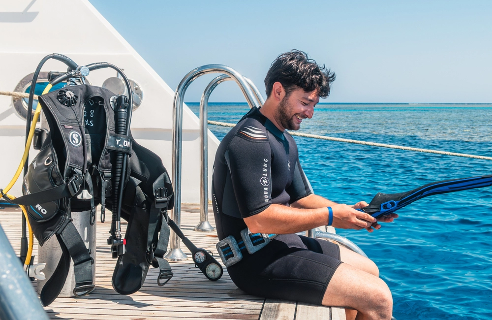 Centre de plongée Sambo Divers - Égypte - Baptême/plongée découverte - voya plongee egypte SamboDivers bateau