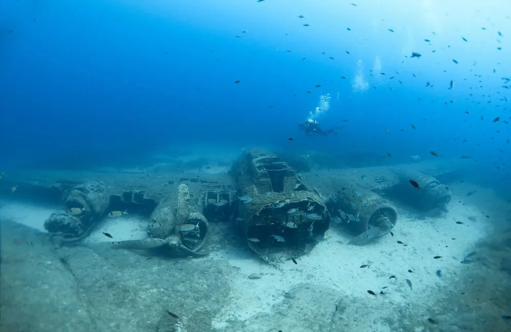 Centre de plongée Hippocampe Calvi - Corse - Baptême/plongée découverte - Voyage plongee Corse Hippocampe calvi epave